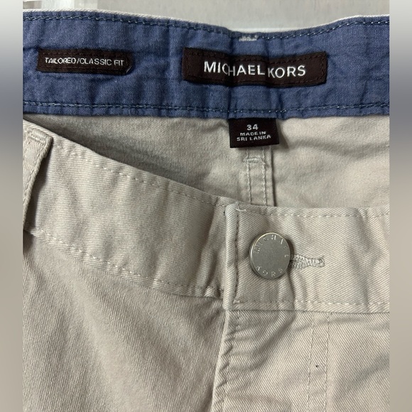 Michael Kors (34) Tailored Classic Fit Tan Pants - Picture 3 of 6